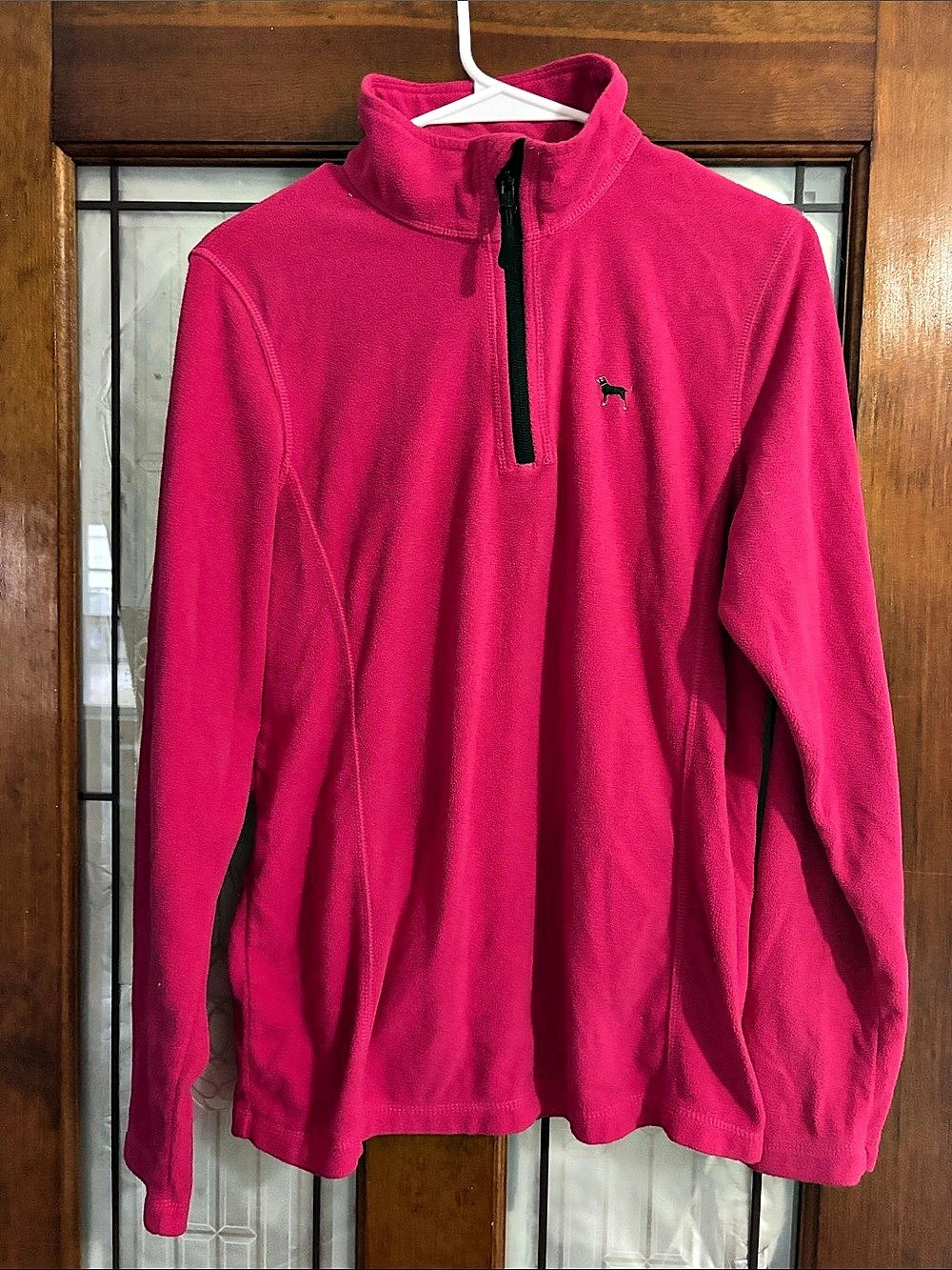 The Black Dog Pink Quarter-Zip Pullover